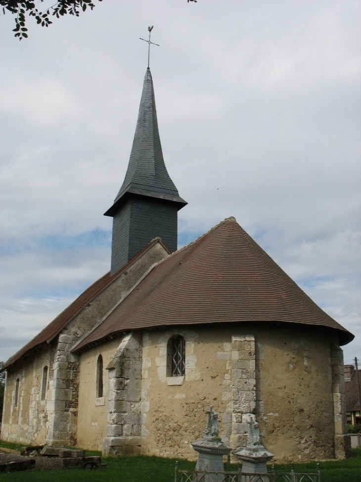 Chevet de l'église Notre-Dame - Émalleville