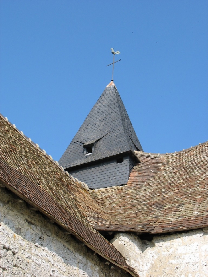 Eglise Saint-Georges (le clocher) - Fiquefleur-Équainville