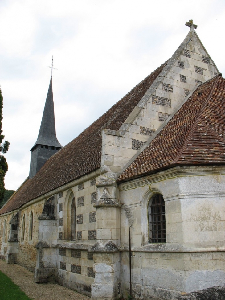 Chevet de l'église Saint-Léger - Grosley-sur-Risle