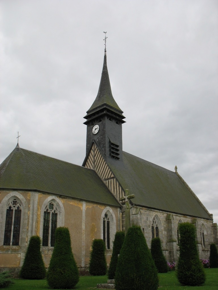 L'église dans son enclos - Jonquerets-de-Livet