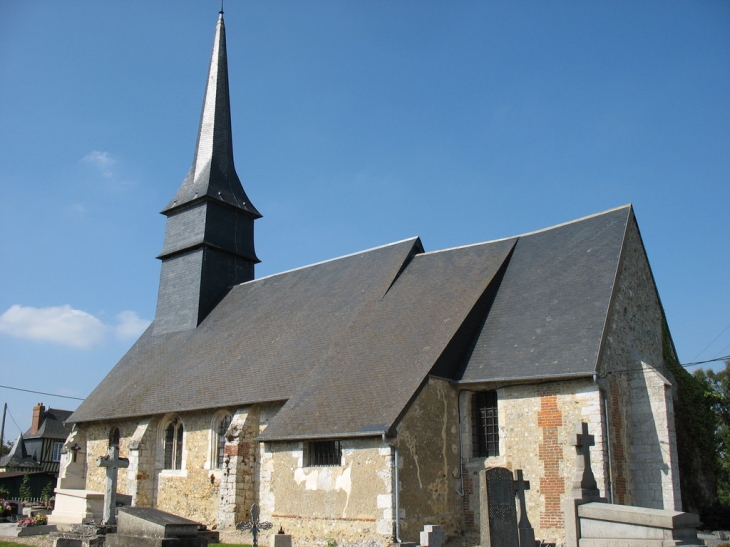 Vue générale de l'église - La Chapelle-Bayvel