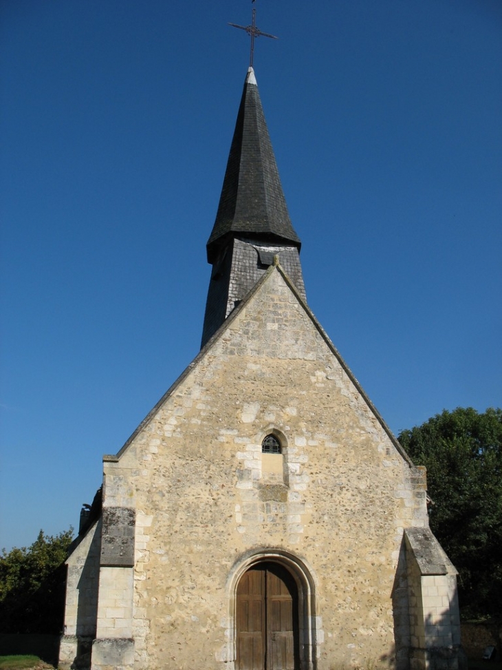 Façade de l'église Saint-Martin - La Croisille