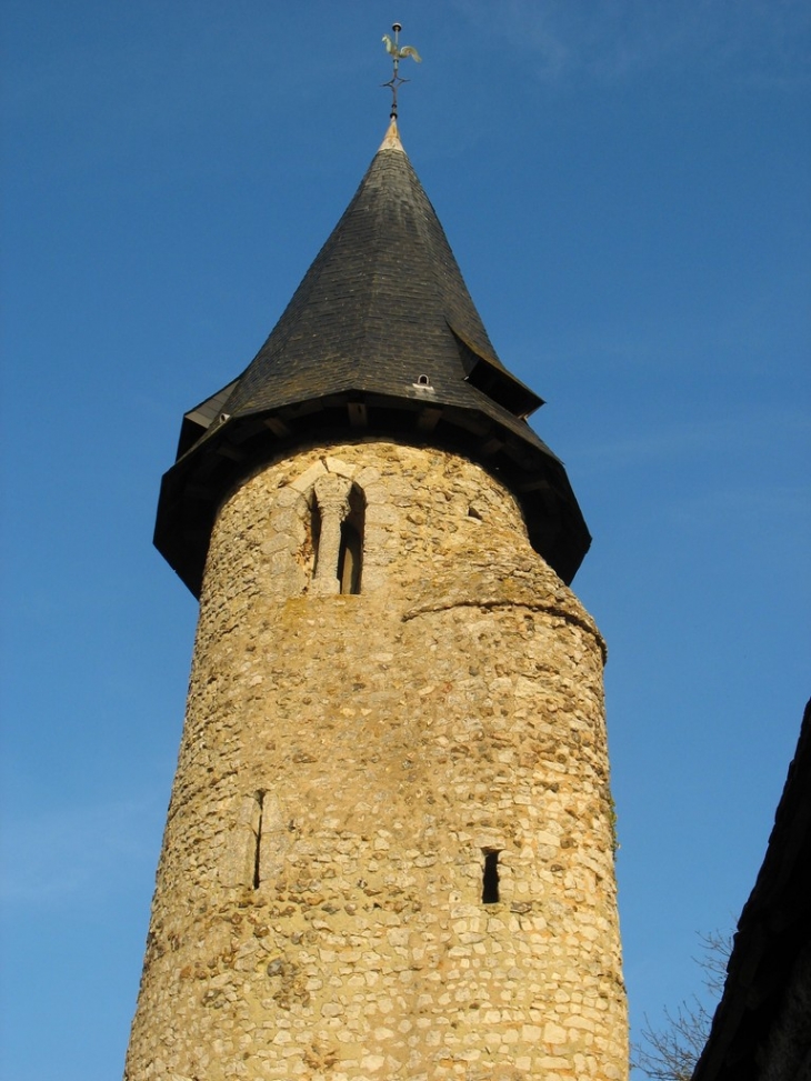 Clocher original de l'église Saint-Martin - La Roquette
