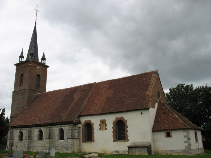 Eglise Saint-André (Vue côté sud) - La Roussière