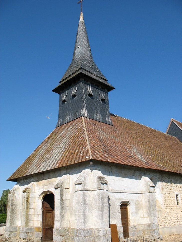 Eglise Saint-Martin (façade ouest) - Louversey