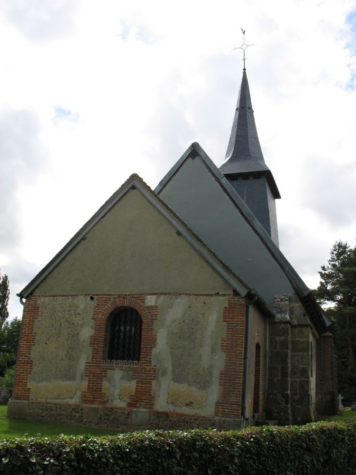 Chevet de l'église Saint-Aquilin d'Augerons - Montreuil-l'Argillé