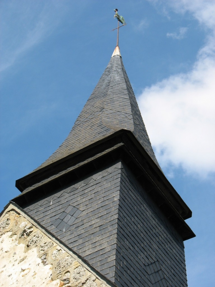 Le clocher de l'église Saint-germain - Morainville-Jouveaux