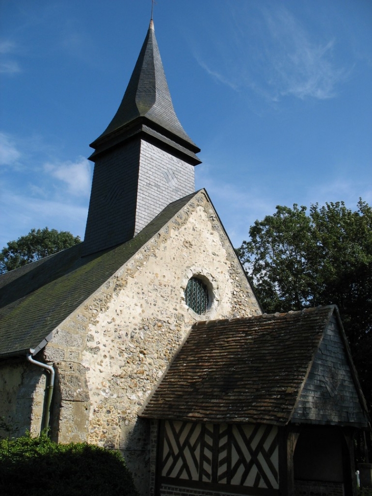 Porche et clocher - Morainville-Jouveaux