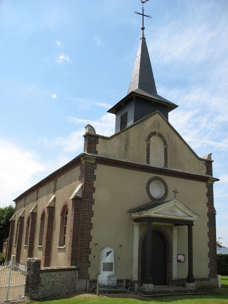 église Saint-André bâtie en 1847 - Parville