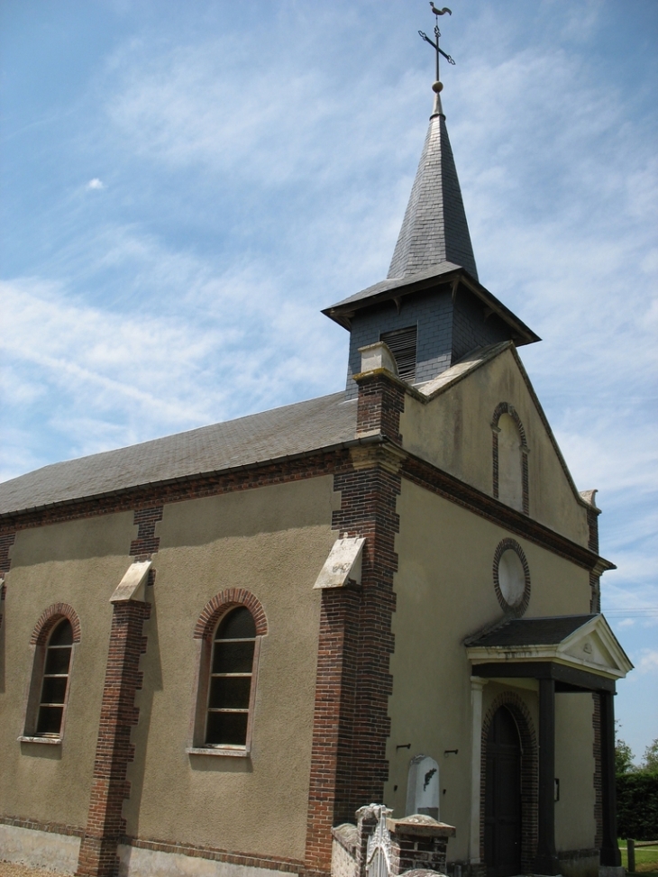 Façade de l'église Saint-André - Parville