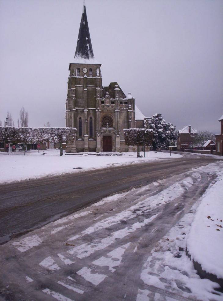 église - Saint-Aubin-d'Écrosville