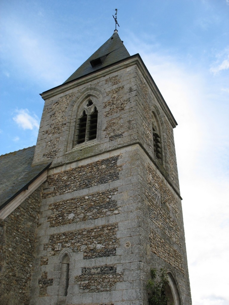 Tour-clocher roman de l'église Saint-Pierre - Saint-Léger-de-Rôtes