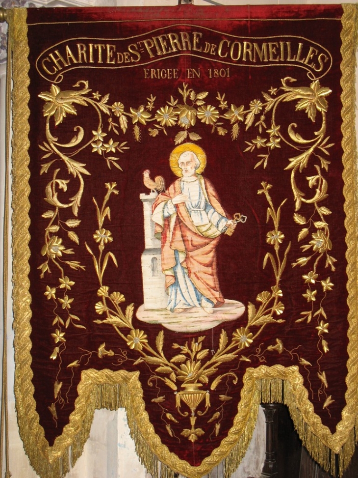 Bannière de la Charité de Saint-Pierre - Saint-Pierre-de-Cormeilles