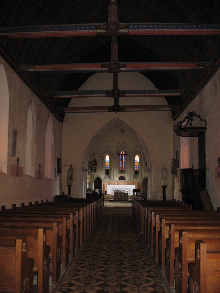 Nef de l'église Saint-Pierre - Saint-Pierre-de-Cormeilles