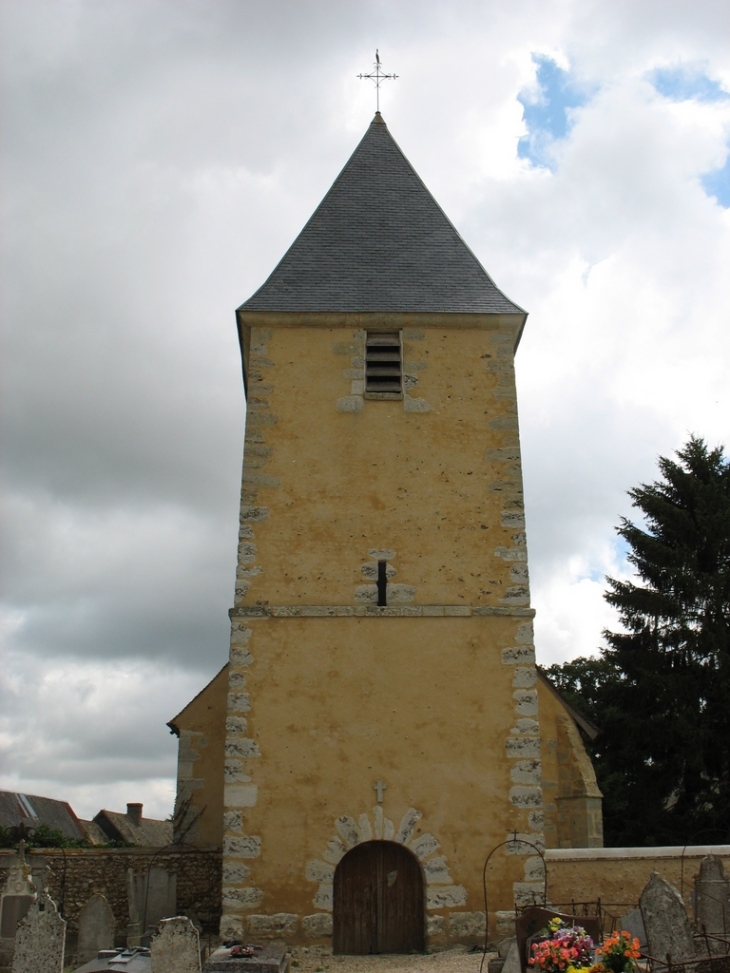 Porche roman de l'église Saint-Rémi - Serez