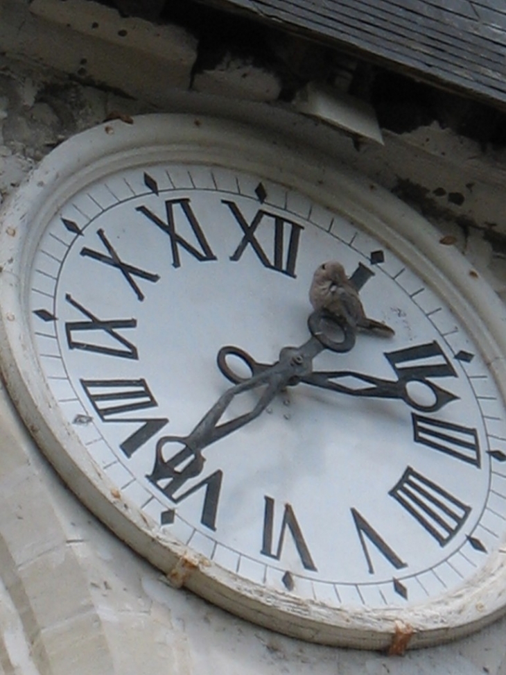 Horloge (Le temps passe et le pigeon s'envole...) - Serquigny