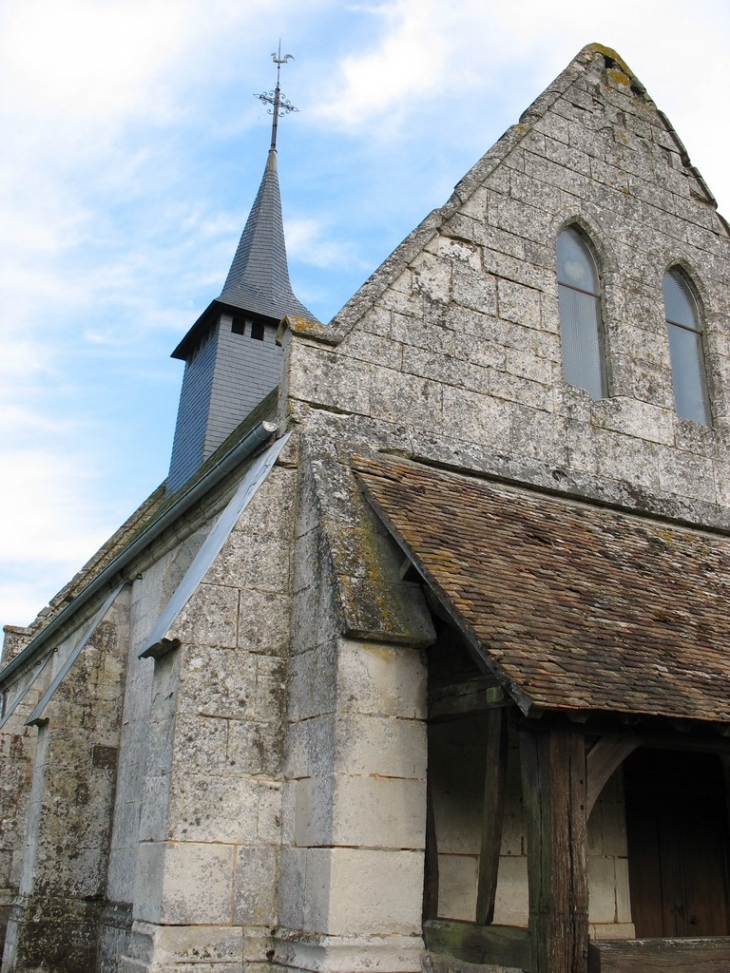 Façade de l'église de la Cambe - Thibouville