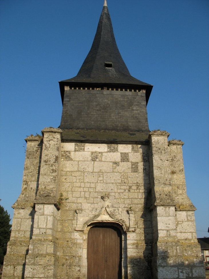 Eglise Saint Pierre de Martainville (façade ouest) - Toutainville