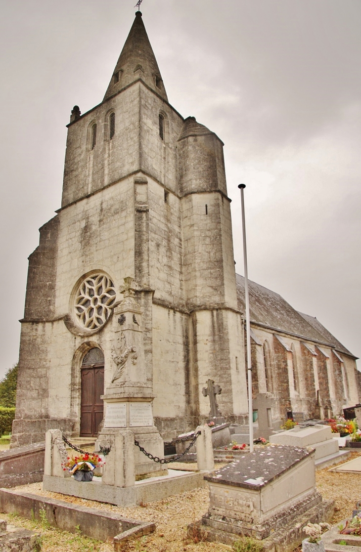 église St Médard - Angerville-Bailleul