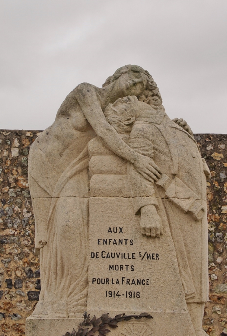 Monument-aux-Morts ( détail ) - Cauville-sur-Mer
