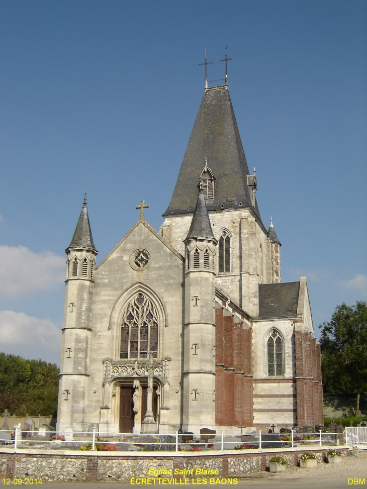 Église Saint Blaise - Écretteville-lès-Baons