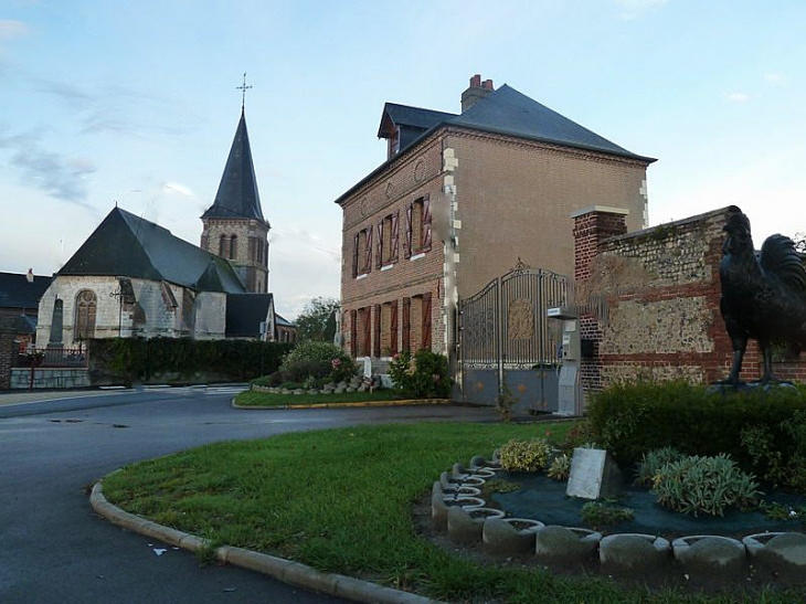 Le centre du village - Flocques