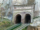 le funiculaire : l'entrée du tunnel