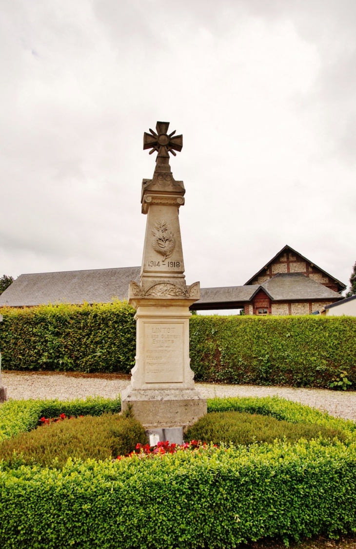 Monument-aux-Morts - Lintot-les-Bois