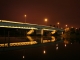 Les ponts d'Oissel, la nuit