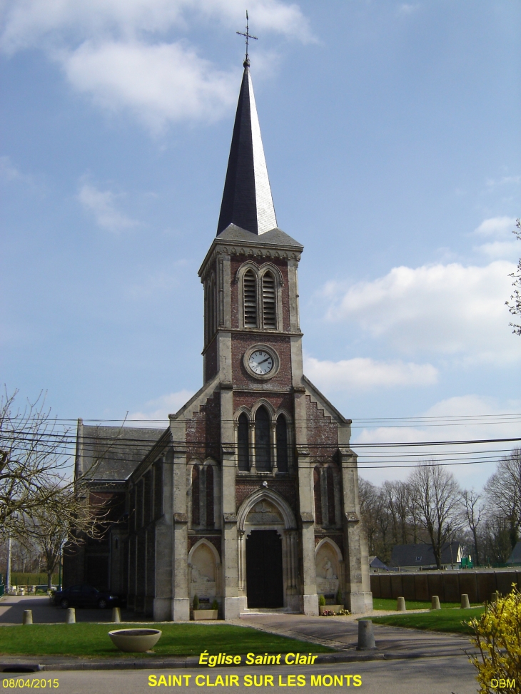 Église Saint Clair - Saint-Clair-sur-les-Monts