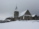 L'église de St Germain sous la neige