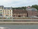 Photo suivante de Saint-Valery-en-Caux la maison Henri IV vue du quai d'Amont à marée basse