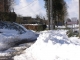 Neige Mars 2013 - Entrée du village bloqué par le neige .
