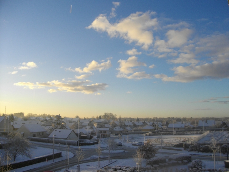 Quartier Réfigny sous la neige - Yvetot