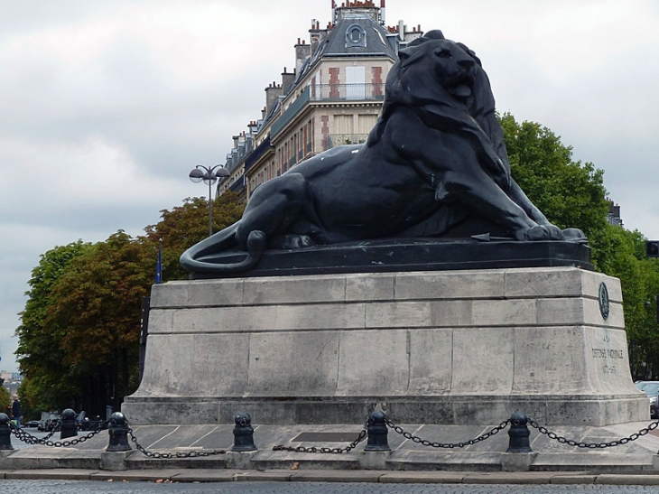Le lion de Denfert Rochereau - Paris 14e Arrondissement