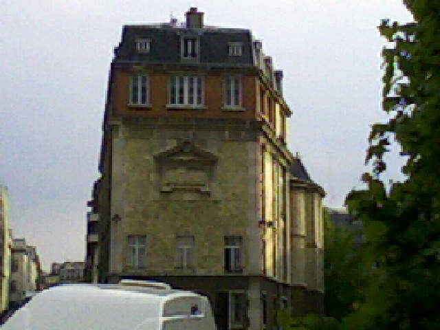 Un bâtiment proche du Pavillon de l'Arsenal - Paris