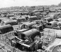 Camp de sans logis en 1954 - Noisy-le-Grand