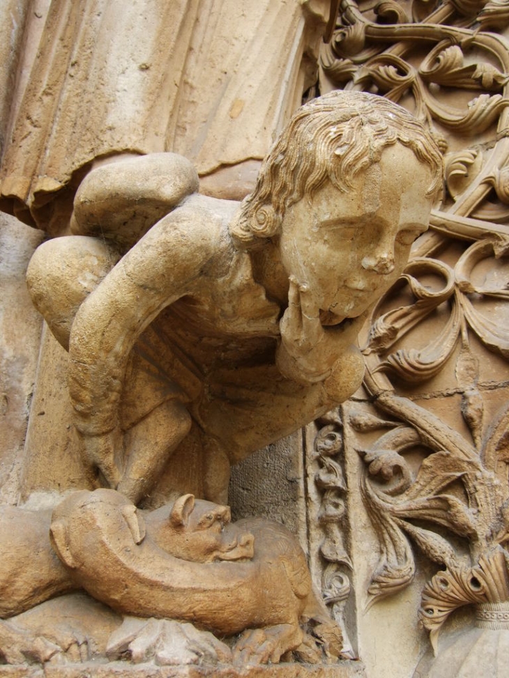 Basilique, portail nord - Saint-Denis