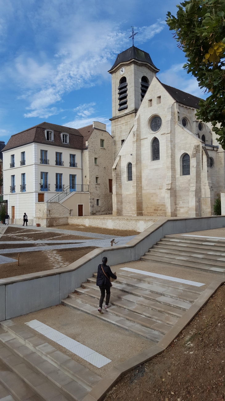 L'Église Saint-Denys d'Arcueil réaménagement des jardins - Gentilly