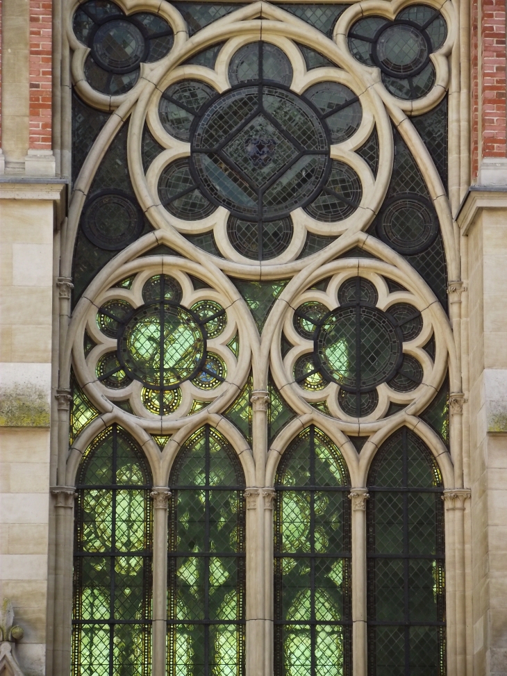 Un détail d'un vitrail - Saint-Germain-en-Laye