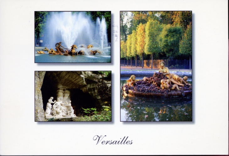 Le Bassin d'apollon - Le Bassin de Fore - Les bains d'Apollon (carte postale). - Versailles