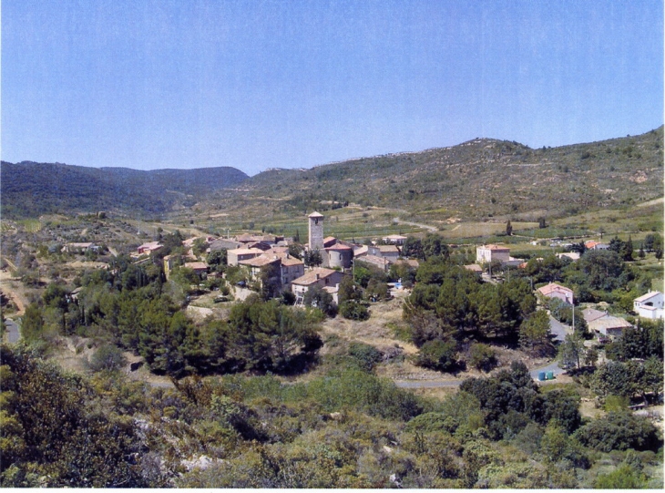 Vue générale du village - Albas