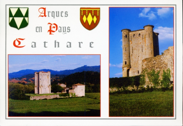 Château médiéval du XIIIe et XIVe siècle. - Arques