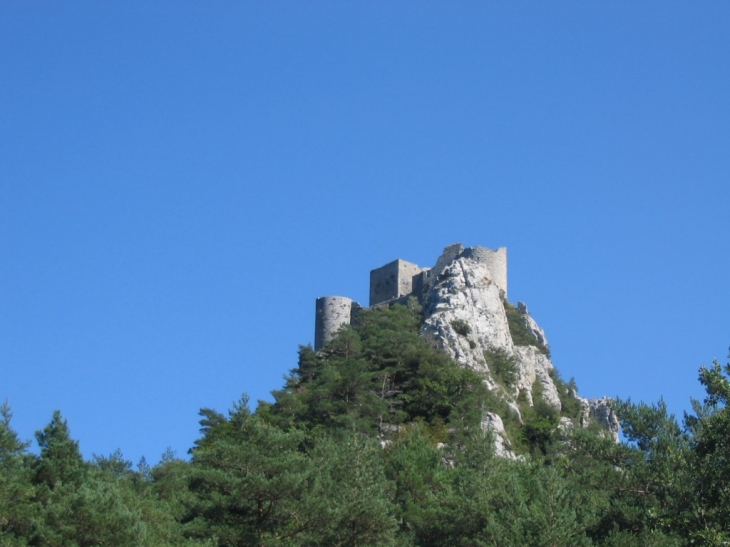 Puilaurens  - le château côté ouest