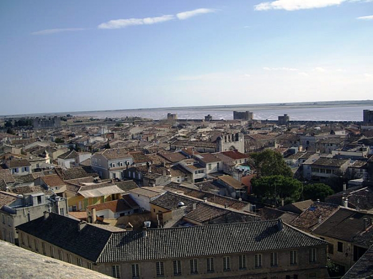 La ville vue du chemin de ronde - Aigues-Mortes