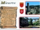 Les ruines du château et le village - Les Gorges de la Cesse (carte postale).