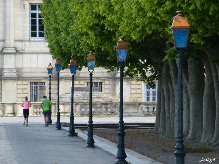 Montpellier. Promenade du Peyrou. 