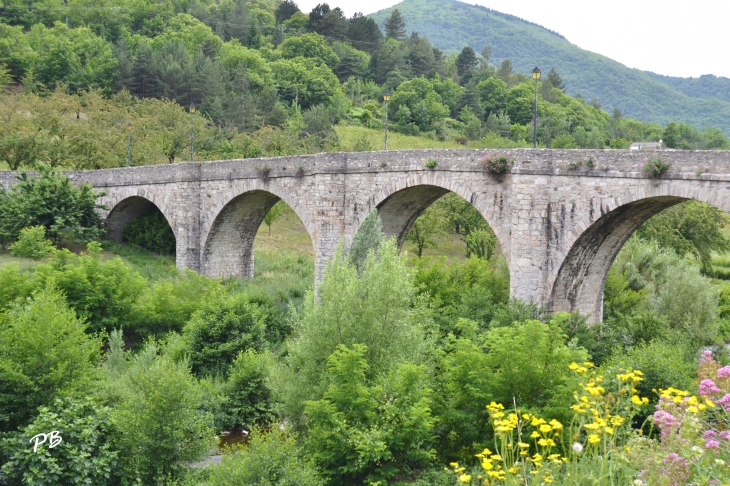 Pont de Pierre construit après les inondations de 1840 - Saint-Étienne-d'Albagnan