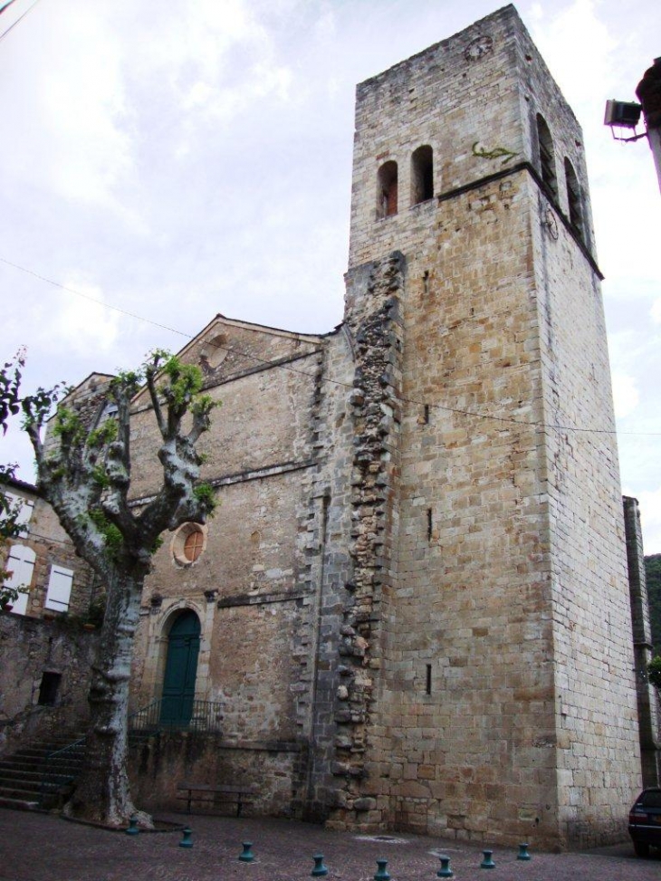 Villemagne-l'Argentière (34600)  église, la tour