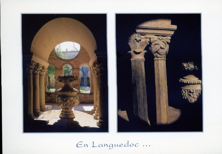 Abbaye de Valmagne (carte postale). - Villeveyrac